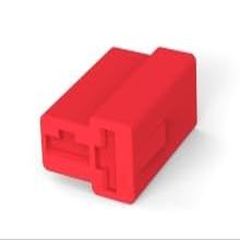 TE Connectivity/AMP Brand, 180907-1-100Pack, FF 250 REC HSG 2P Nylon RED