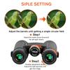 Hipimvp 10X26 Professional Binoculars for Adults high Powered with Phone Adapter,BaK4 prisms HD Super Bright Powerful Lightweight Binoculars for Bird Watching Hunting view 4