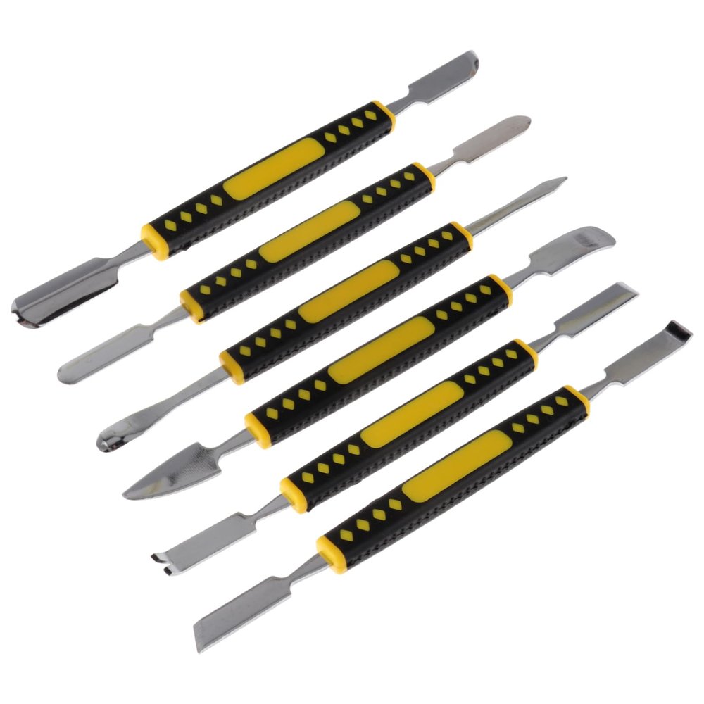 Balacoo 6Pcs Double Headed Dismantling Pry Tool for Phone Computer Repair Skid Handle Durable Design for Precision Disassembly Opening Tasks