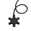 3.5mm Multi Headphone Audio Splitter 5-Jack Female Connector Adapter with 3.5mm Stereo Cable 20cm & 100cm, 3-in-1Pack view 3