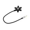 3.5mm Multi Headphone Audio Splitter 5-Jack Female Connector Adapter with 3.5mm Stereo Cable 20cm & 100cm, 3-in-1Pack view 4