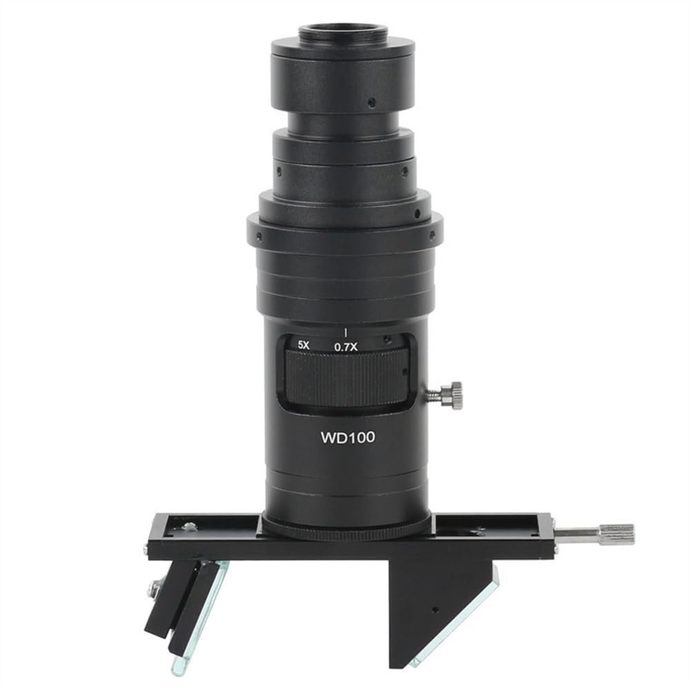 Microscope Kit Microscope Eyepieces Industrial HDMI VGA USB Microscope Video Camera FHD 0.7X-5X Adjustable Continuous Zoom Monocular 200X 2_D 3_D C Mount Lens Microscope Lens Adapters
