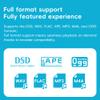 136G MP3 Player with Bluetooth, SnowSky/FiiO Echo MINI Music Player 15Hours Playback, Independent Volume Control with 3.5mm/4.4mm Headphones Outputs, up to 256GB(Black) view 4