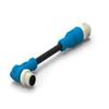 TE Connectivity/AMP Brand, T4162223005-001-5Pack, RPC-M12-5MR-0.5SH-M12-5FS-PUR view 1