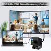 IEights 4K 60fps HDMI Webcam USB3.0 Camera Dual Output Wide Angle 120degree Low Distortion Lightburn_Camera 2X Digital Zoom Webcamera H.264 High Speed USB Security Cameras for Computer TV Monitor view 3
