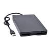Operitacx Portable USB External Floppy Disk Drive for Easy Data Transfer Compatible with Operating Systems Design for Travel Convenience Black Finish view 1