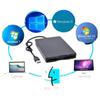 Operitacx Portable USB External Floppy Disk Drive for Easy Data Transfer Compatible with Operating Systems Design for Travel Convenience Black Finish view 3