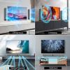 Assistrust Sound Bar, 80W Soundbar with Bluetooth/ARC/Opt/AUX Connect, with Volume Boost, 3 Equalizer Modes, 2 in 1 Detachable Soundbar for TV/PC/Gaming/Projectors view 2