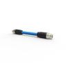 TE Connectivity/AMP Brand, 2-2322421-1, M12 A-M-8 CAB Ass (PLG-PLG) 11.0M CAT 7 view 1