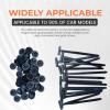 100Pcs Universal Cable Tie Buckles for Cars - Heavy Duty Self-Locking Zip Ties Kit, Replaces Screws & Clips, Automotive Repair, Trunk Lining, Engine Guard Fix, Multipurpose Nylon Fasteners (100 PCS) view 4