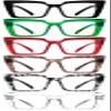 Eyekepper Oversize Metalless Screwless Blue Light Blocking Reading Glasses Women - 6 Pack Large Frame Computer Readers +2.75 view 1