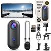 4K POV Thumb Action Camera Wearable Mini Body Camera Clip On Waterproof Hands-Free Body Cam Video Recorder for Ski Cycling Running Swimming Hiking Travel Vlogging view 1