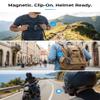 4K POV Thumb Action Camera Wearable Mini Body Camera Clip On Waterproof Hands-Free Body Cam Video Recorder for Ski Cycling Running Swimming Hiking Travel Vlogging view 4