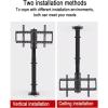 LIUZQWAED TV Floor Stand - Electric TV Ceiling Mount, Fits 32-75 Inch TVs Tv Wall Mount, Motorized TV Mount Lift with Remote Control, Height Adjustable, Roof Hanging TV Mount Bracket view 4
