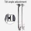 LIUZQWAED Telescopic Rotating LCD TV Ceiling Bracket - Adjustable Tilt Ceiling TV Mount, for 12-27 Inch TV Wall Mount, Max VESA 200x200mm, Multiple Height Options TV Stand(2.5M) view 3