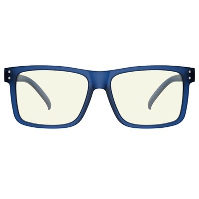 Eyekepper Oversized Reading Glasses Square Large Blue Light Readers for Men Women - Blue +2.50
