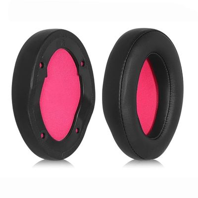 Replacement Ear Pads Cushions Earpad Cover Compatible with ASUS ROG Strix Go 2.4 Wireless Headphone Gaming Headsets Headphones,Rose Leather with Clip