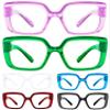 Eyekepper Blue light Block Reading Glasses Women Metalless Screwless Spring Hinges 6 Pack ladies computer Readers +1.75 view 1