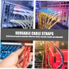 Balacoo 80Pcs Adjustable Cable Organizer Ties Durable Fastening Straps for Efficient Cable Management Includes Each for Home view 3