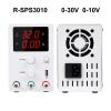 ACE4U Adjustable DC Power Supply Lab Bench Source Stabilized Power Supply Voltage Regulator Variable Coarse and Fine Adjustments Voltage Regulator(R-SPS3010 B,110-V) view 2