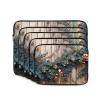 13 Inch Laptop Sleeve Bag Waterproof Shockproof Laptop Case Bag Leaves Floral On Rustic Wood Computer Skin Bags Lightweight Tablet Carrying Case view 2