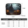 13 Inch Laptop Sleeve Bag Waterproof Shockproof Laptop Case Bag Gloomy Castle and Witch Computer Skin Bags Lightweight Tablet Carrying Case view 4