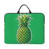 A Pineapple Print 14in Laptop Case With Thick Pearl Cotton Padding For Daily Travel, Business Trips, And Commuting view 1