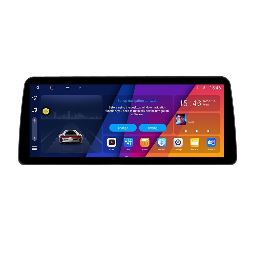 [Octa Core 2G 32G] 12.3" QLED Car Stereo Touchscreen CarPlay Android Auto GPS Radio for Audi Q5 2009 2010 2011 2012 2013 2014 2015 2016 2017 2018 2019 Low,if Applicable