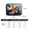 13 Inch Laptop Sleeve Bag Waterproof Shockproof Laptop Case Bag Small Goldfish Swimming in The Water Computer Skin Bags Lightweight Tablet Carrying Case view 4