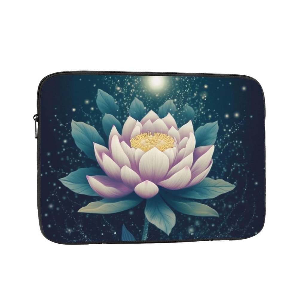 10 Inch Laptop Sleeve Bag Waterproof Shockproof Laptop Case Bag Magic Lotus Floral Computer Skin Bags Lightweight Tablet Carrying Case