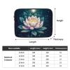 10 Inch Laptop Sleeve Bag Waterproof Shockproof Laptop Case Bag Magic Lotus Floral Computer Skin Bags Lightweight Tablet Carrying Case view 4