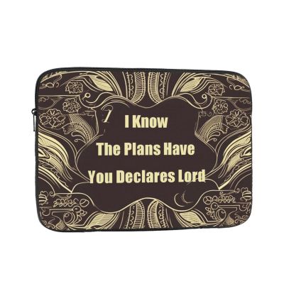 10 Inch Laptop Sleeve Bag Waterproof Shockproof Laptop Case Bag I Know The Plans Have You Declares Lord Computer Skin Bags Lightweight Tablet Carrying Case