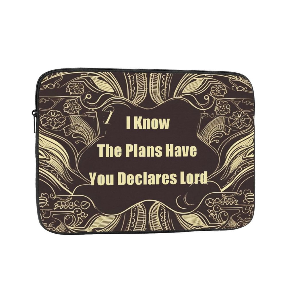 10 Inch Laptop Sleeve Bag Waterproof Shockproof Laptop Case Bag I Know The Plans Have You Declares Lord Computer Skin Bags Lightweight Tablet Carrying Case