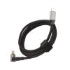 Keenso 90 Degree USB C to USB C Cable with L Shaped Design, PD100W Fast Charging Cord for Steam Deck, Gold Plated Connector (150cm) view 1