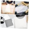 CIYODO 10pcs Vinyl Record Outer Sleeves Self Adhesive Protective Sleeves for Vinyl Records Album Covers for Stain and Dust Protection Present for Music Lovers view 4