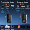2-in-1 Bluetooth 5.2 Transmitter Receiver for TV/Airplane/Gym/Planes/Boat, Dual Link aptX Adaptive Low Latency Audio Adapter, Wireless Converter for 3.5mm Aux Jack, Supports 2 Headphones view 4