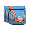 12 Inch Laptop Sleeve Bag Waterproof Shockproof Laptop Case Bag Flamingo in Water Ripple Computer Skin Bags Lightweight Tablet Carrying Case view 2
