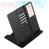 HOMSFOU Adjustable Metal Reading Shelf Myopia Prevention Bracket Portable Book Stand for Home and Outdoor Use for Tablets and Textbooks Lightweight and Black view 4