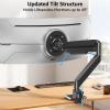 MOUNTUP Heavy Duty Monitor Arm for 49 inches, 44 lbs Curved Screens + Ultrawide Monitor Arm for Max 40 Inch Screen view 3