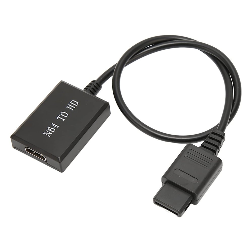 Keenso Video Game Adapter Cable for N64 to HD Multimedia Interface Converter 1080P Output Lifelike AV Effects on TV