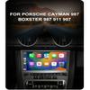 8581A+Box 8core 2g+32g CHSTEK Car Radio for Porsche Cayman 911 987 Boxster 997 2005-2013 Wireless Carplay Bluetooth Navigation Multimedia Android Audio Media Stereo Screen Player GPS 4G WiFi Auto view 3