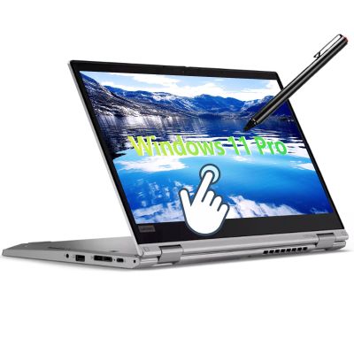 Lenovo ThinkPad L13 Yoga 2 in1 Laptop, 13.3" FHD Touchscreen Display, Core i5-10310U up to 4.4GHz, 512GB SSD, 16GB DDR4 RAM, Stylus Pen, WiFi, Win11 Pro (Renewed)