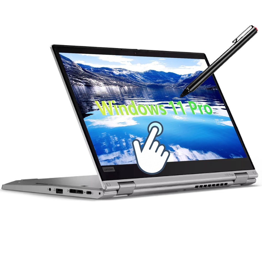 Lenovo ThinkPad L13 Yoga 2 in1 Laptop, 13.3" FHD Touchscreen Display, Core i5-10310U up to 4.4GHz, 512GB SSD, 16GB DDR4 RAM, Stylus Pen, WiFi, Win11 Pro (Renewed)
