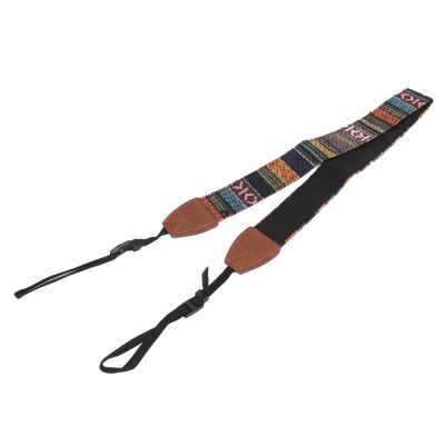 Tomantery Camera Shoulder Neck Strap, 40.55in Elastic Print Camera Strap for SLP Camera
