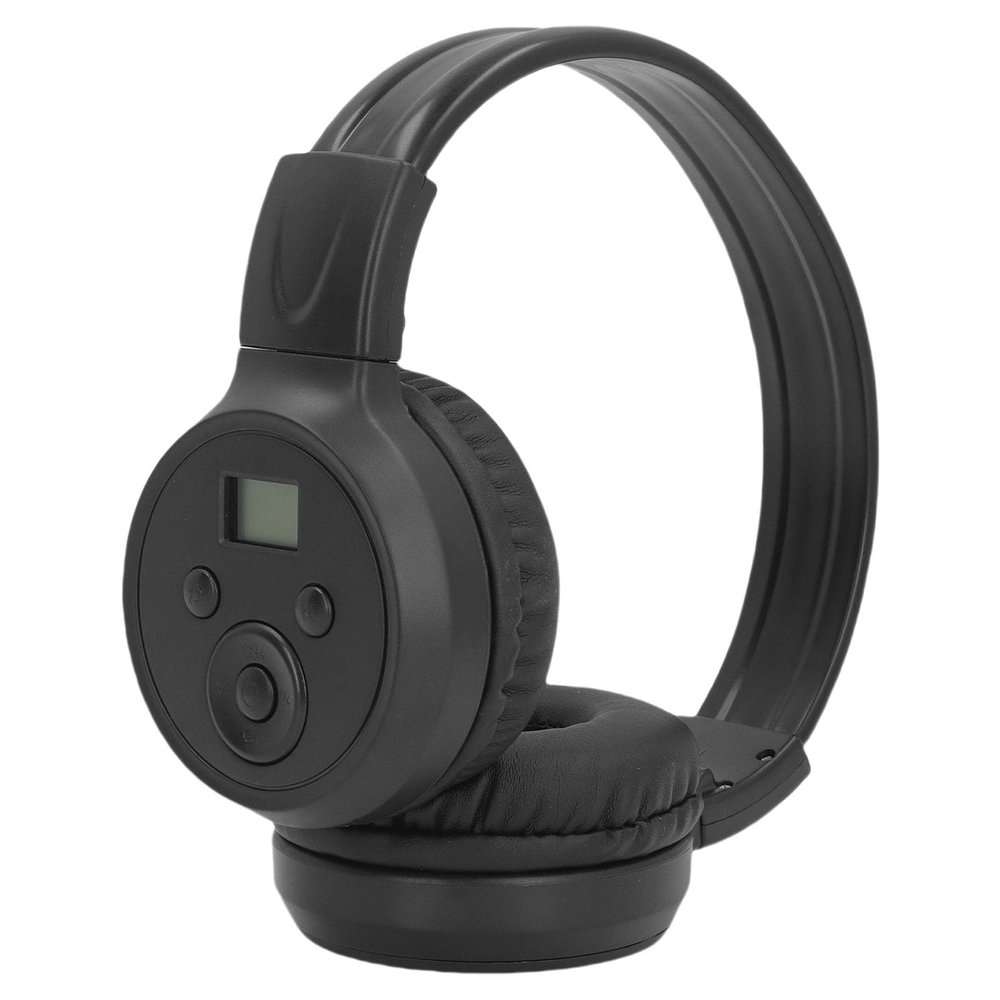 JTLB FM Radio Over Earphones Headphones with Memory Function, Home Outdoor Travel Study Portable Headset Radio