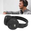 JTLB FM Radio Over Earphones Headphones with Memory Function, Home Outdoor Travel Study Portable Headset Radio view 2