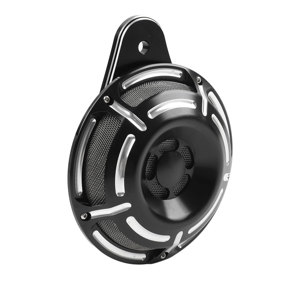 Cnamid5 1 Pc Horn Speaker Cover Aluminum E For Harley Big Twin 1991-2023(For Evo/For Twin Cam/For M8)
