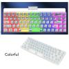 EBTOOLS 68 Keys Mechanical Gaming Keyboard Wired, RGB Backlit, 60% Hot Swappable Blue Switch, Anti Ghosting, ABS Transparent Keycaps, for Desktop Computers, PC, and Laptops view 2