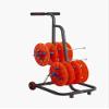 Wheeled Spool Holder, Portable Cable Reel, Spool Holder, Spool Dispenser for Wire Storage and Electrical Industry(4 Reel)(Without Box) view 1