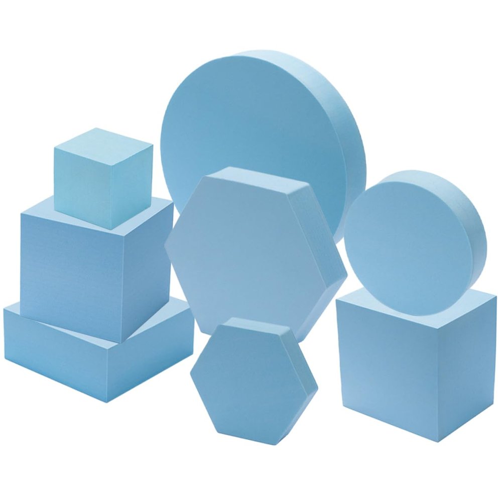 BRIGHTFUFU 8pcs Decorative Cube Photography Props for Jewelry Lightweight Durable Background Accessories for Product Photography Versatile Indoor Outdoor Use